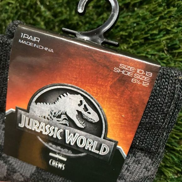 Jurassic Park Crew Sock - Picture 3 of 3
